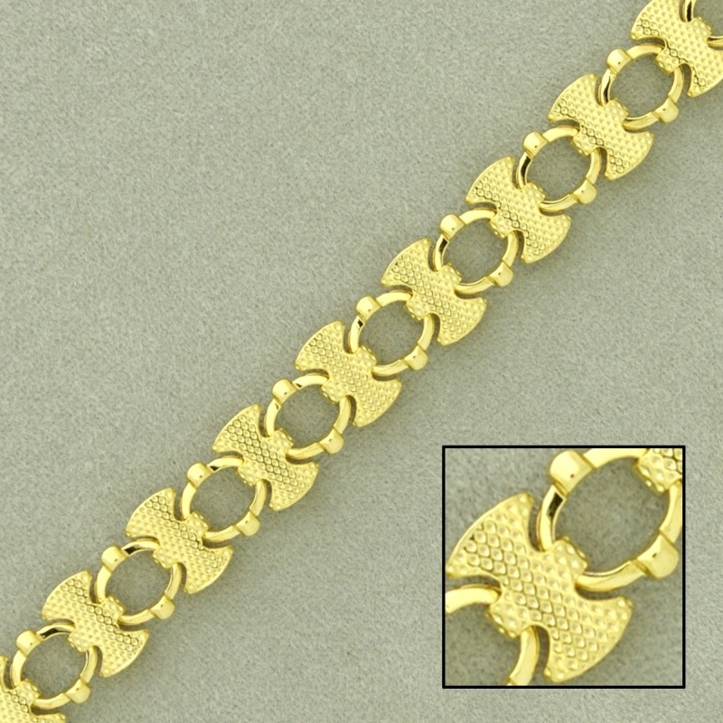 Chaîne en laiton largeur 7,2mm
