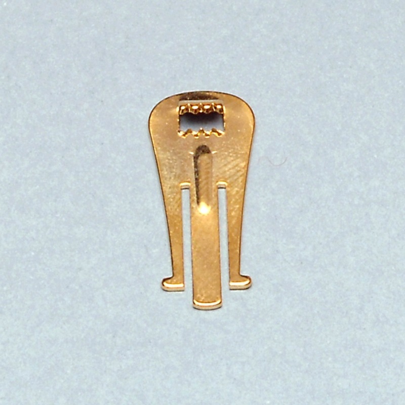 Pala clip dentada 25x10mm