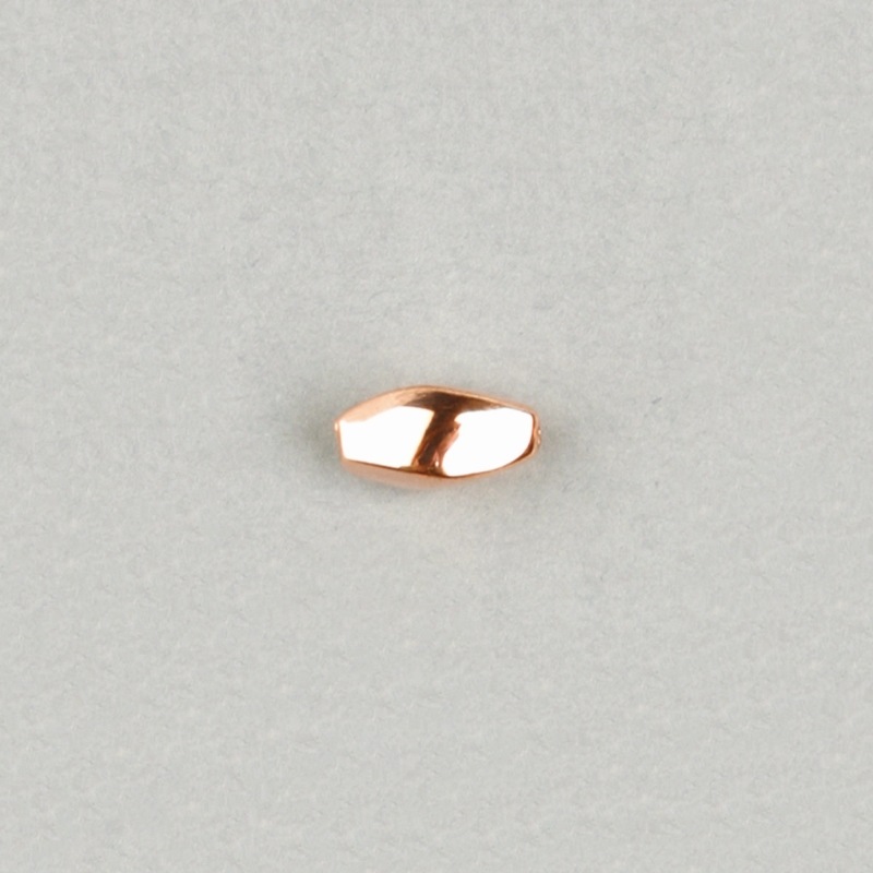 [111420000] Metallize bead 6x12mm. Hole Ø 1,5mm