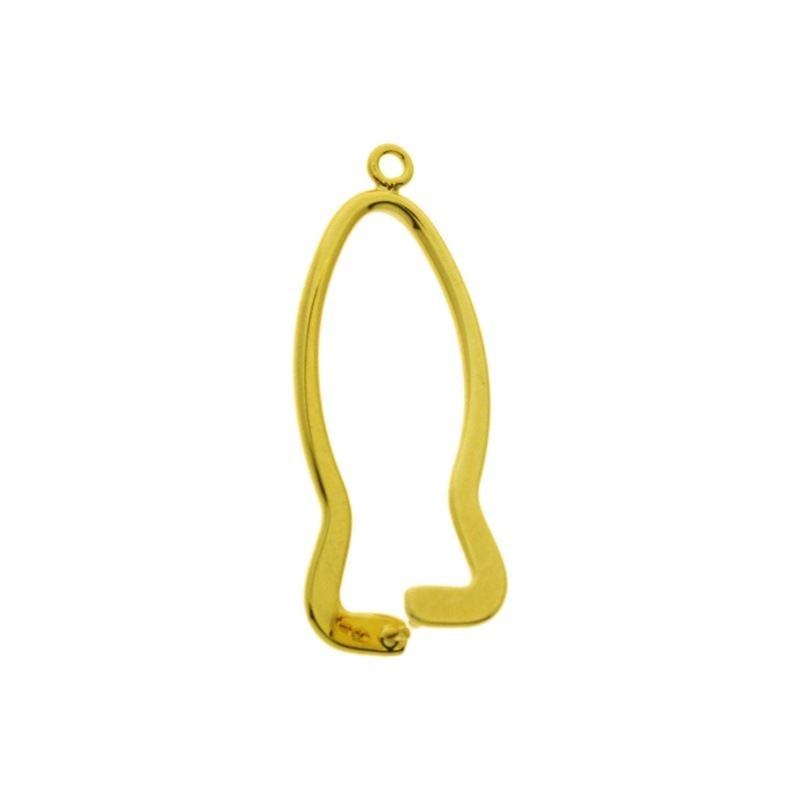 [121380000] Colgante 34,5x12mm para bola 2 agujeros