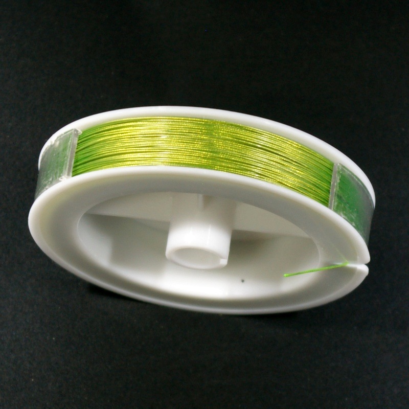[539381500] Cà¢ble en acier Ø 0,45mm vert