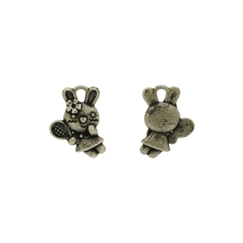 [120640000] Rabbit with racket 16x12mm
