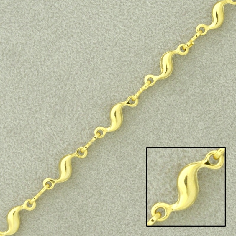 Cadena de latón ancho 4mm