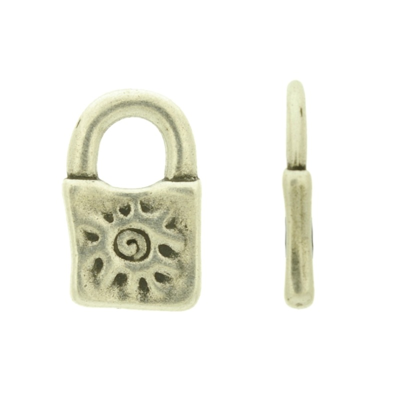 [120040000] Pendentif cadenas 24x15mm