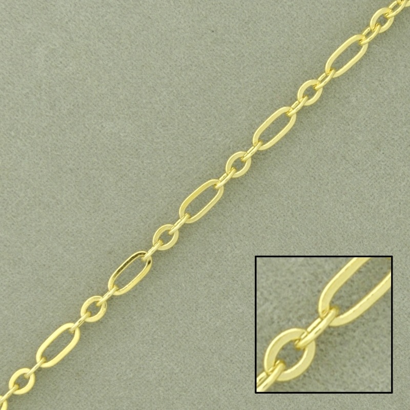 [925610000] Cadena de latón forzada ancho 3mm