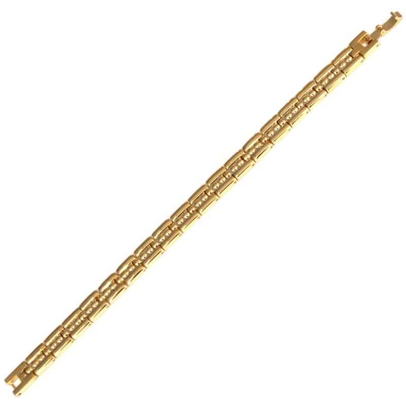 Brass bracelet 19cms width 9mm