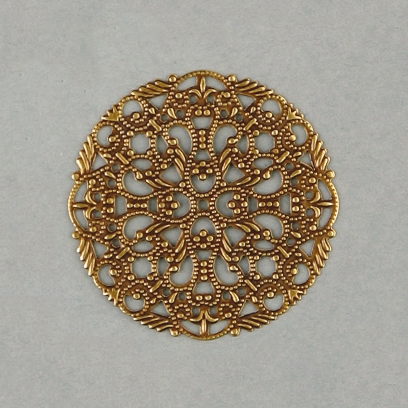 [115430000] Pendentif filigree rond Ø 45mm