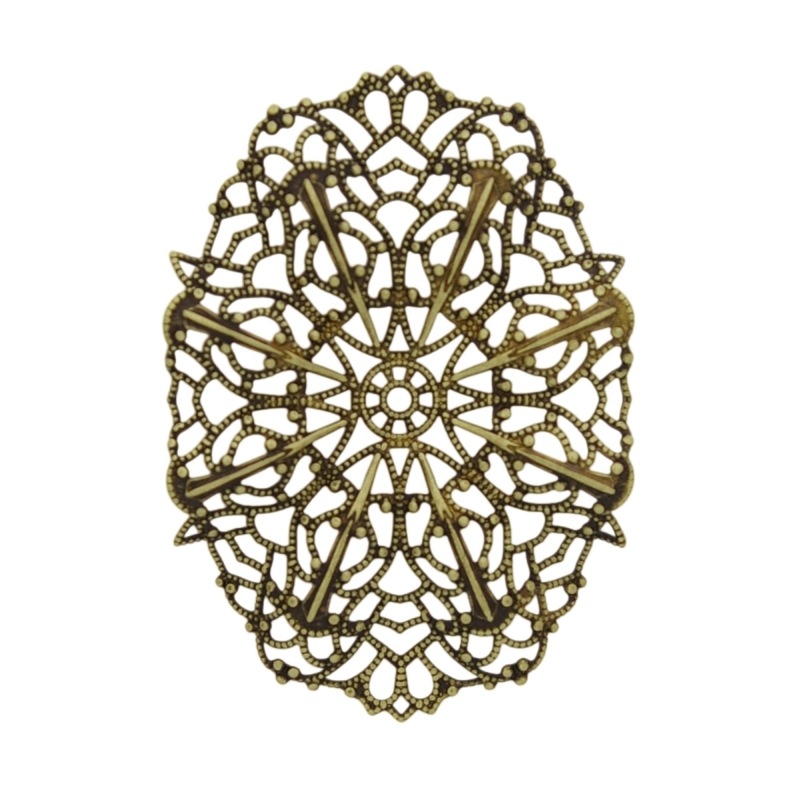 Fornitura filigrana ovalada 59x41mm