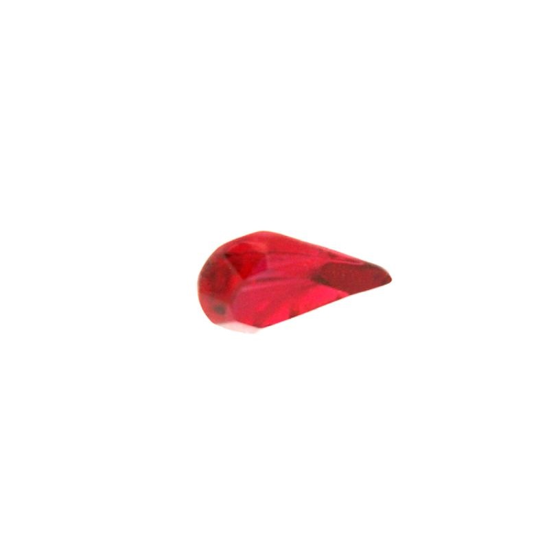 [750351600] Strass larme 7x13mm base conique couleur rubis