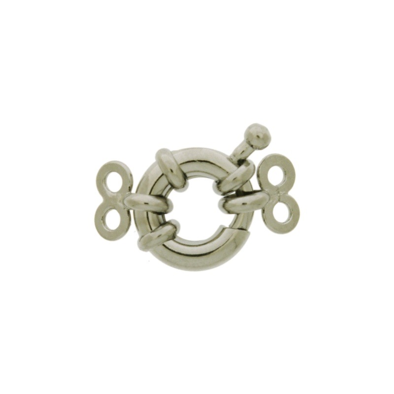 [228221000] Fermoir bouée Ø 10mm + 2 bouts avec 2 rangs.