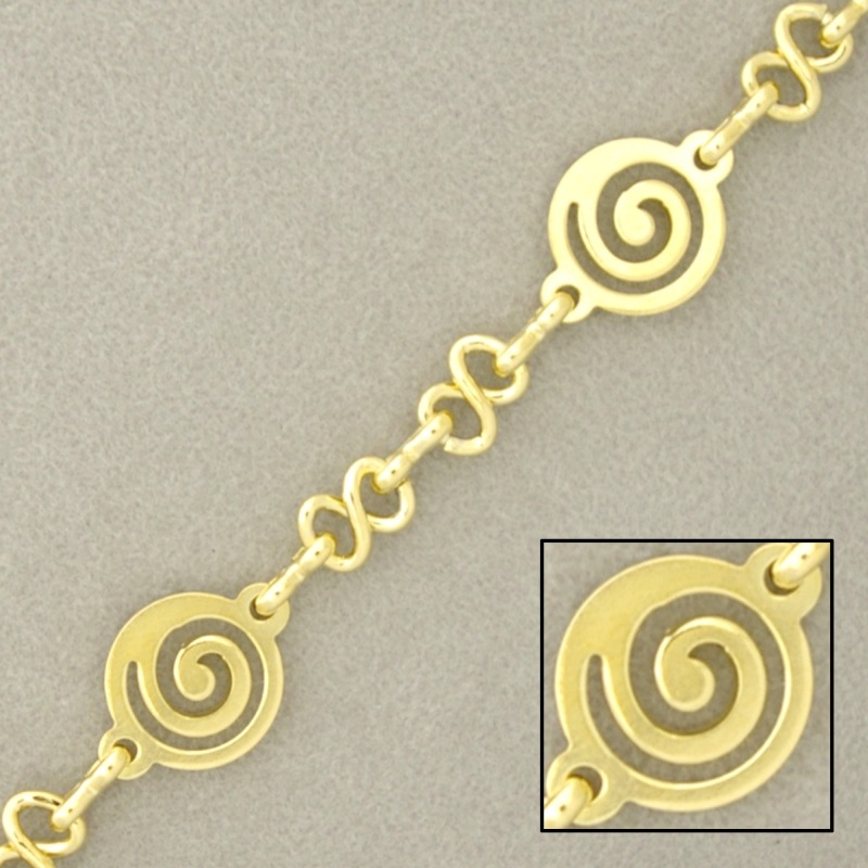 [922331000] Chaîne en laiton spirale largeur 10mm