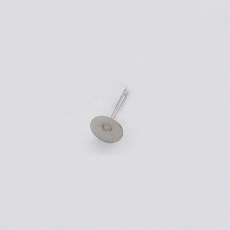 [113410600] Boucle d'oreille plateau Ø 6mm