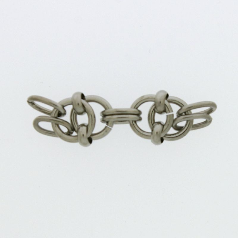 [111850000] Link chain nickel plated for keyrings. 10x35mm