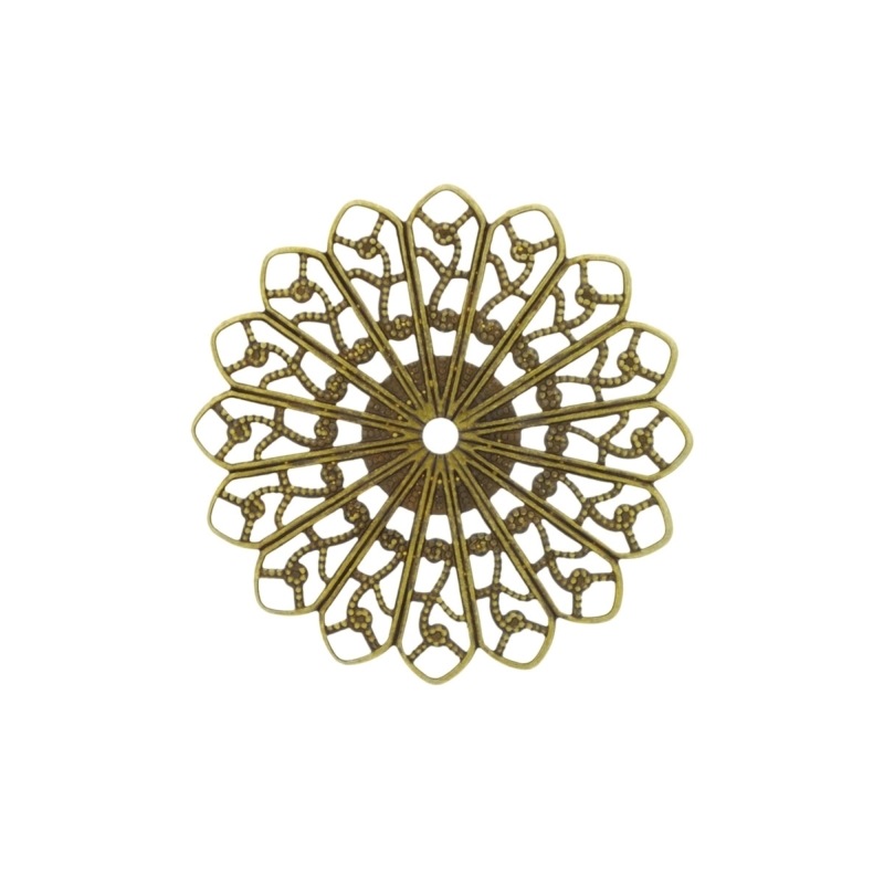 [121620000] Pendentif filigree rond Ø 35mm