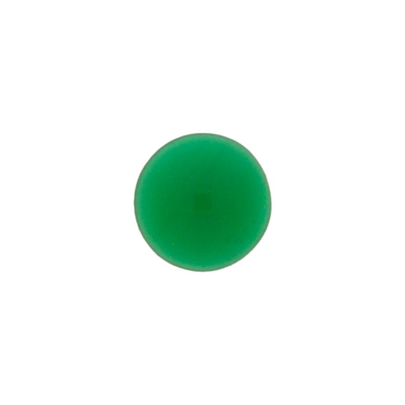 [750150900] Pierre cabochon Ø10mm base plate couleur chrysope