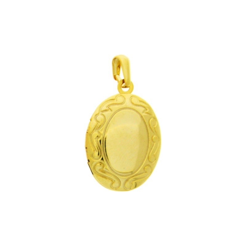 [116510000] Oval box pendant 28x16mm