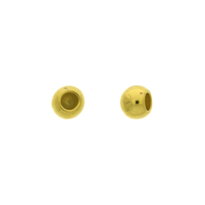 [115890500] Bola terminal Ø 5mm 1/2 agujero para cordón Ø 2,5mm