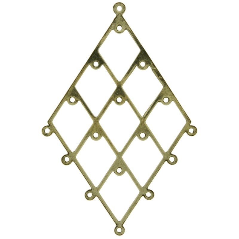 [121210000] Fornitura rombo 16 anillas 64x43mm