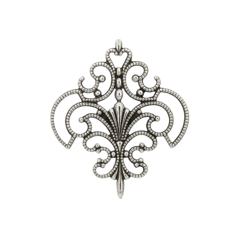 [121300000] Fornitura flor de lis 35x31mm
