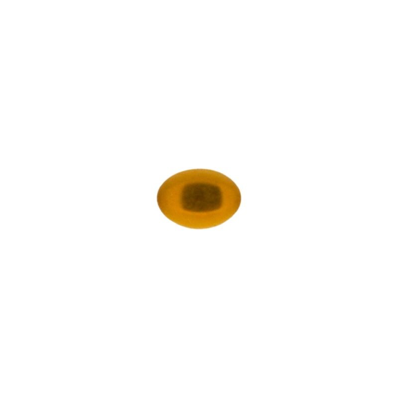 [750080400] Pierre cabochon oval 4x6mm base plate couleur topaze
