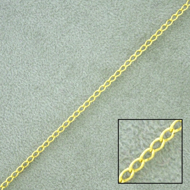 [522150000] Chaîne en laiton gourmette largeur 1,7mm