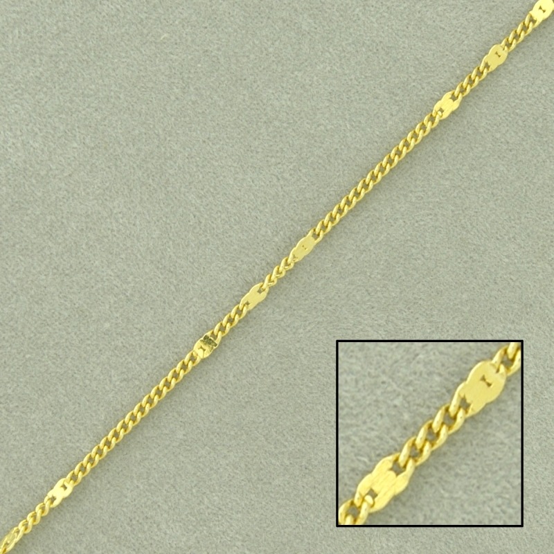 [528130000] Chaîne en laiton gourmette largeur 1,3mm