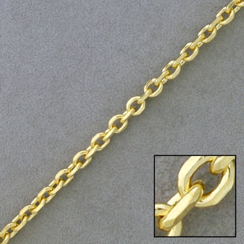 [524154600] Anchor brass chain width 4,6mm. Flat link.