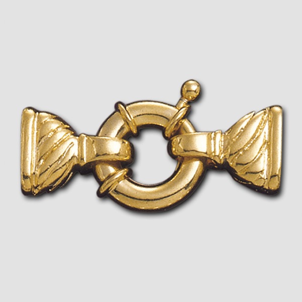 [228081600] Spring ring clasp Ø16mm + 2 ends to Ø6-8mm balls (2-way)