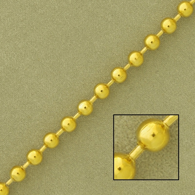 [527210000] Chaîne à billes en laiton largeur Ø 4mm