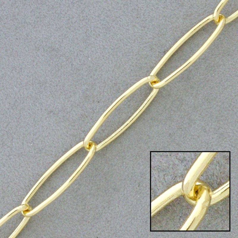 [529071600] Cadena de latón forzada ancho 8,8mm