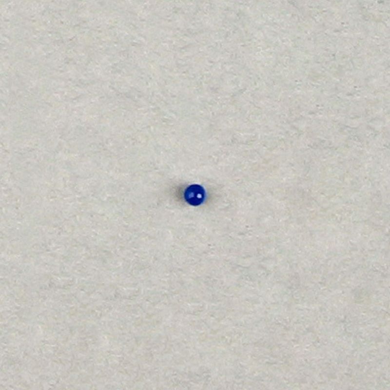 [750310300] Plastic ball Ø 2mm lapis lazuli colour