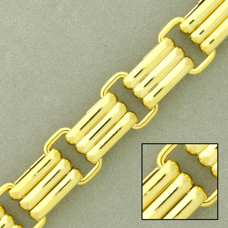 Cadena de latón ancho 12,8mm