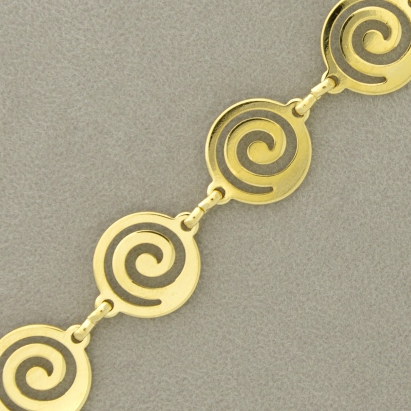 [923121300] Chaîne en laiton spirale largeur 13mm.