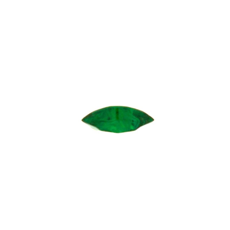 Strass navette 5x10mm cone shaped esmerald colour