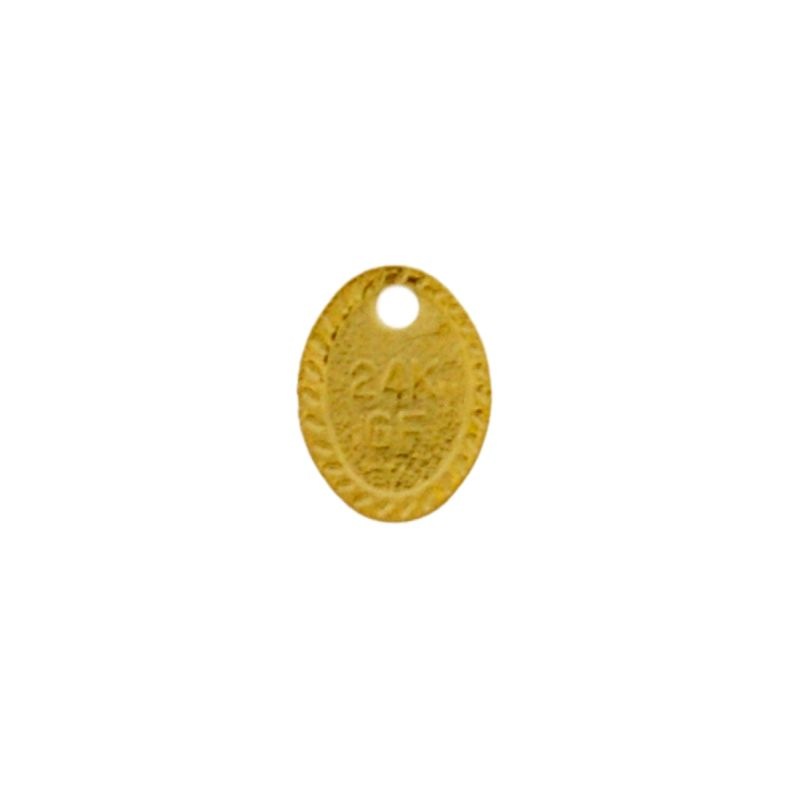 [911470000] Plaque gravé CH 24K" 8x6mm"