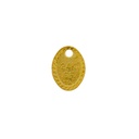 Plaque gravé CH 24K" 8x6mm"