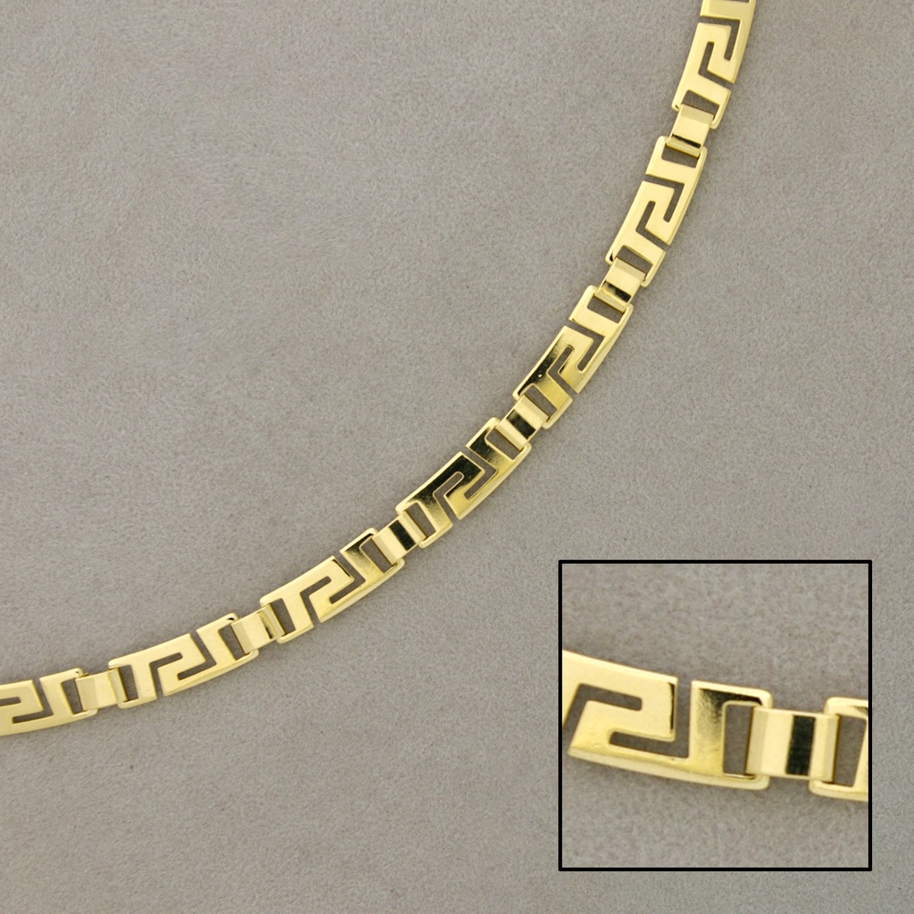 [922730000] Chaîne en laiton largeur 4mm pour collier