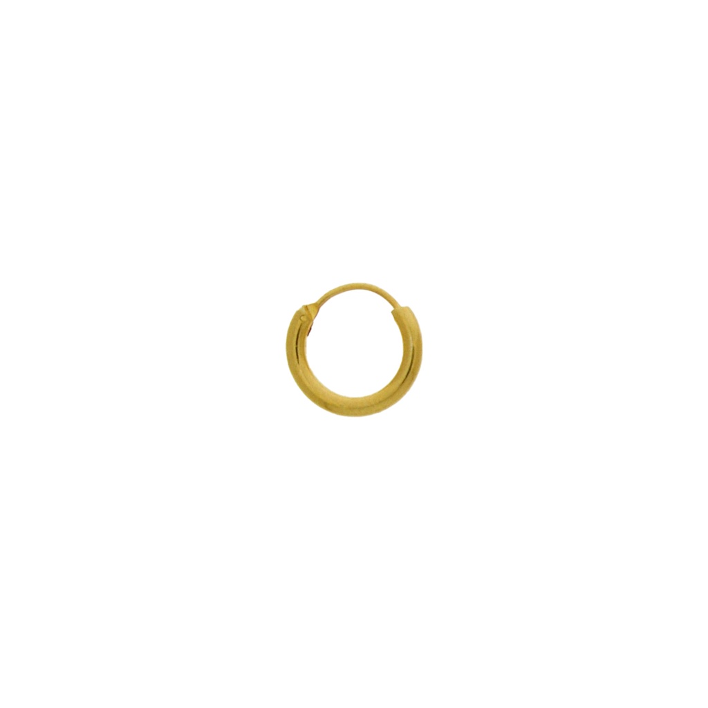 [810331300] Brass creole earring Ø13mm