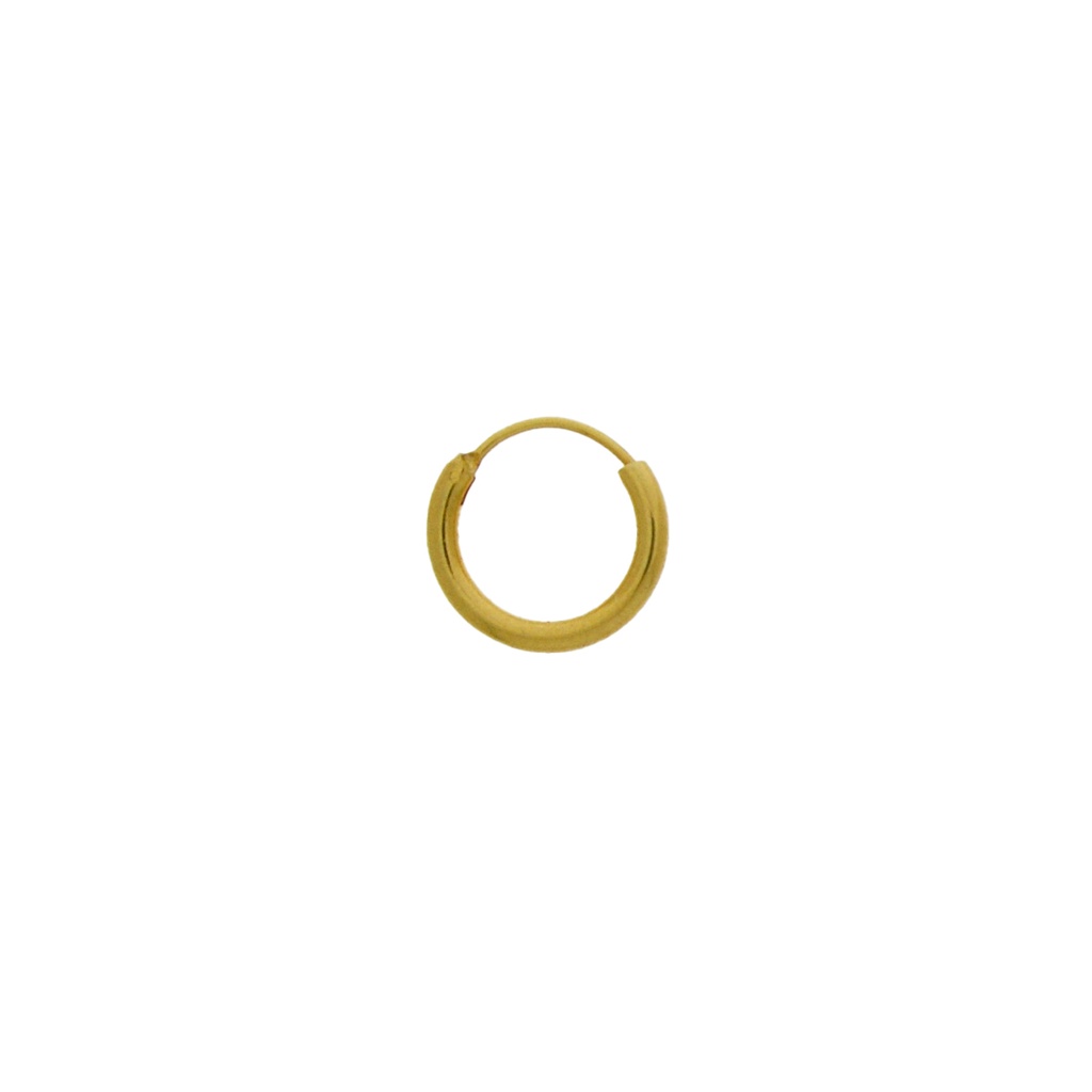 [810331500] Brass creole earring Ø15mm