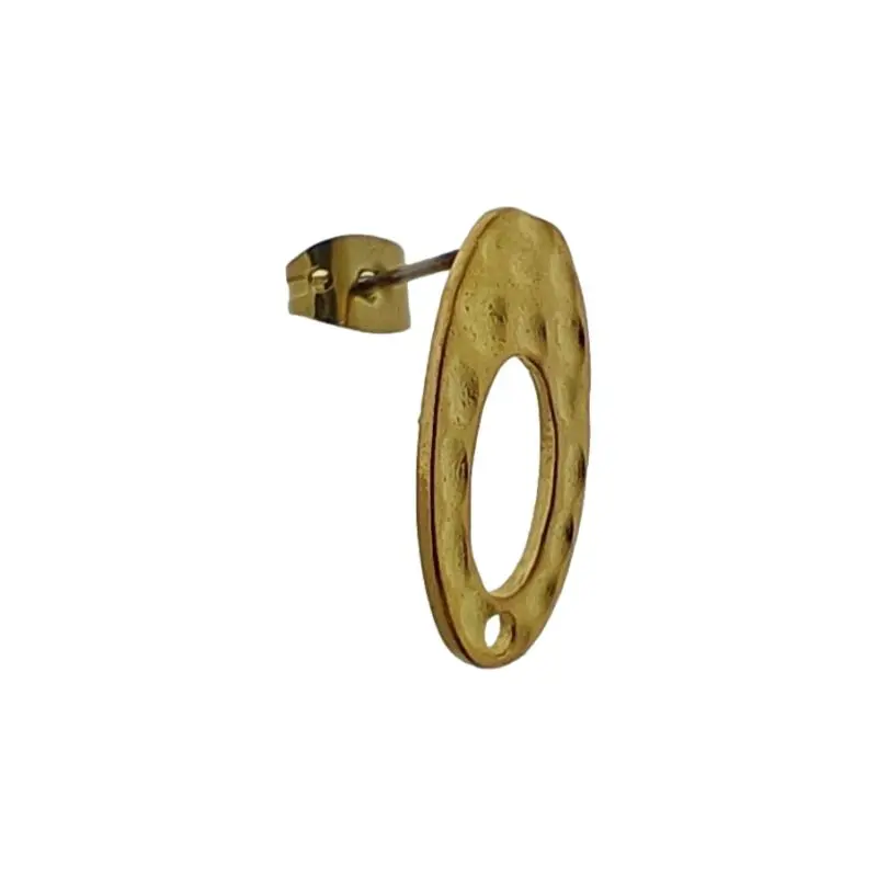 [129630000] Clou d'oreille ovale 17x9mm avec trou