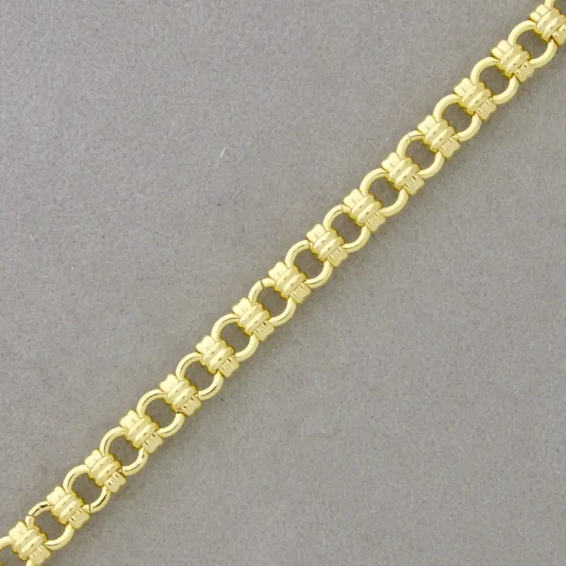 [527350000] Cadena de latón anillas redondas ancho 5,4mm
