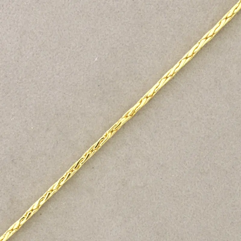 [926100000] Chaîne corde en laiton largeur 2mm