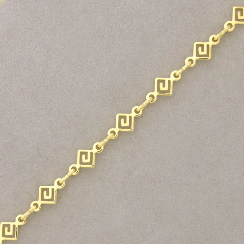 Chaîne en laiton largeur 6,5mm