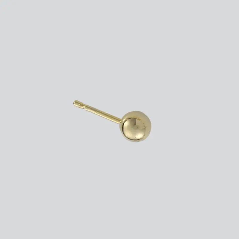 [113440500] Clou d'oreille boule Ø5mm. Tige Ø 0,9mm