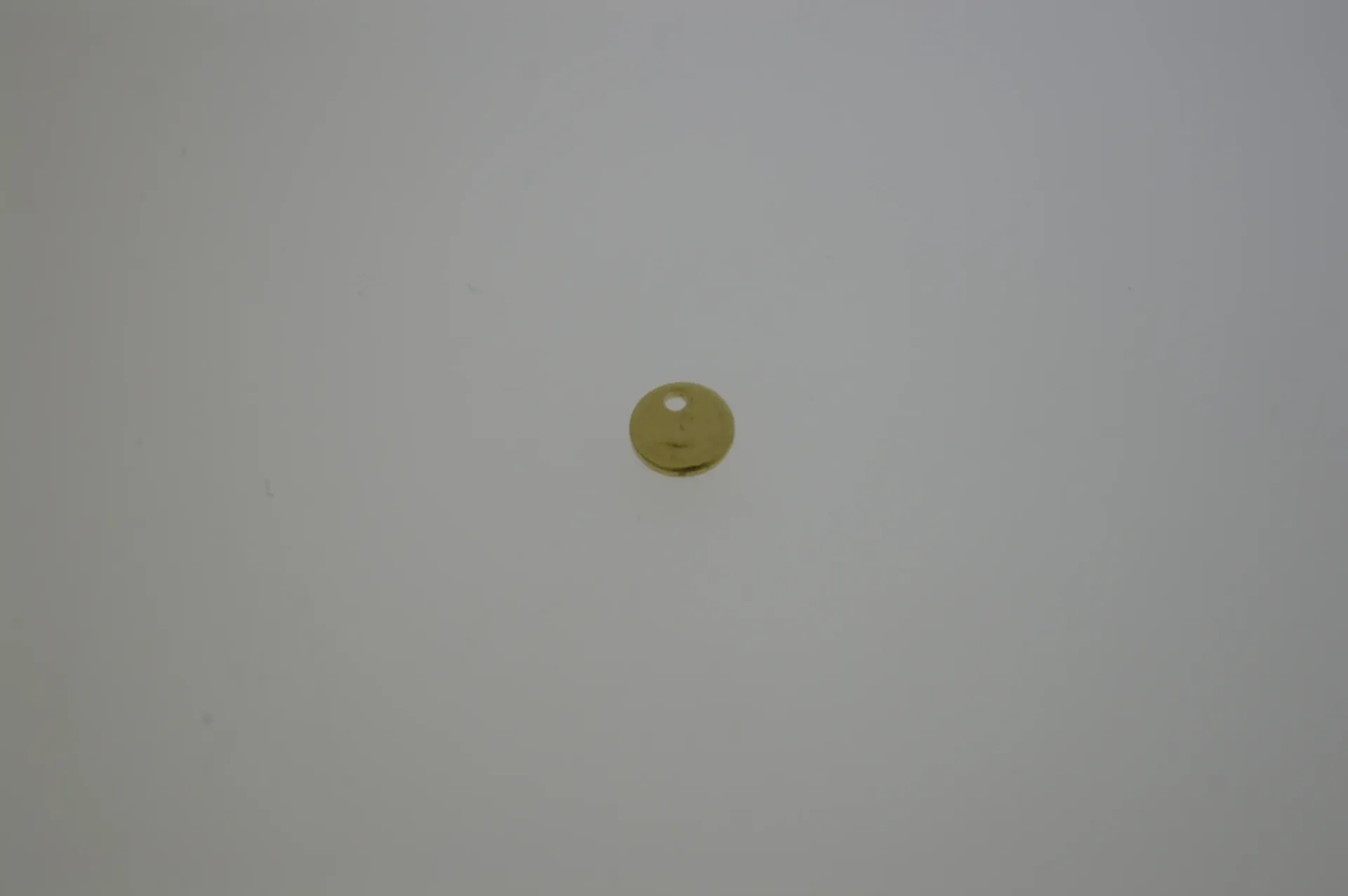 [129570600] Disco de latón Ø 6mm con agujero
