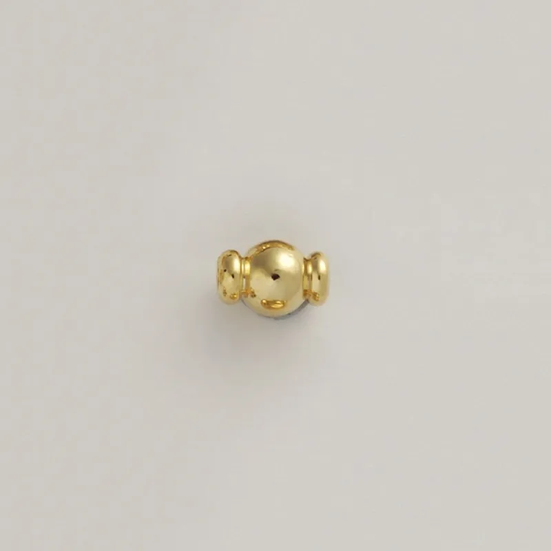 [111162000] Metal bead 5x7mm. Hole Ø 2mm